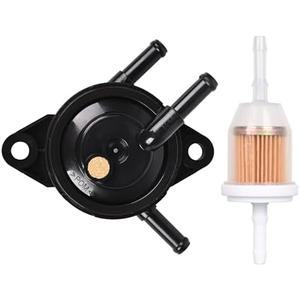 AMICAREP Fuel Pump for Kohler Vacuum Fuel Pump with Filter Fits for Kohler 17-25HP Engine Briggs & Stratton Honda Yamaha Small Engine Lawn Mower Replacement OE# 49040-7001