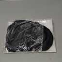 YANIBEST Adjustable Satin Bonnet for Sleeping Women Double Layer Hair Wrap Reduce Friction Prevent Frizz Natural Curly Hair (Large, Black)