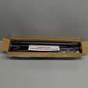 Black Shower Curtain Rod 31 to 80 Inch,1 Inch Diameter Adjustable Spring Tension Stainless Steel Telescoping Rod,Easy Install,No Rust, Black