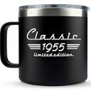 70th Birthday Gift Ideas  Funny & Gag Gifts for Dad, 14Oz Men's Mug