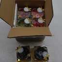 Bridal shower favors, 16 Set of Ceramic Bowls, Wedding Favors for Guests Bulk, Baby Shower Favors Bulk, Mexico Wedding Party Favors, 3.14 inches dimension (Gold Box)