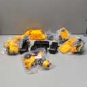 4-in-1 Take Apart Car Toys for Boys, DIY Engineering Construction Truck Toy Vehicle - Dump Truck, Cement Mixer, Excavator, Crane, Kids Building Educational Toy Gift for Age 3-8 Year Old Girls