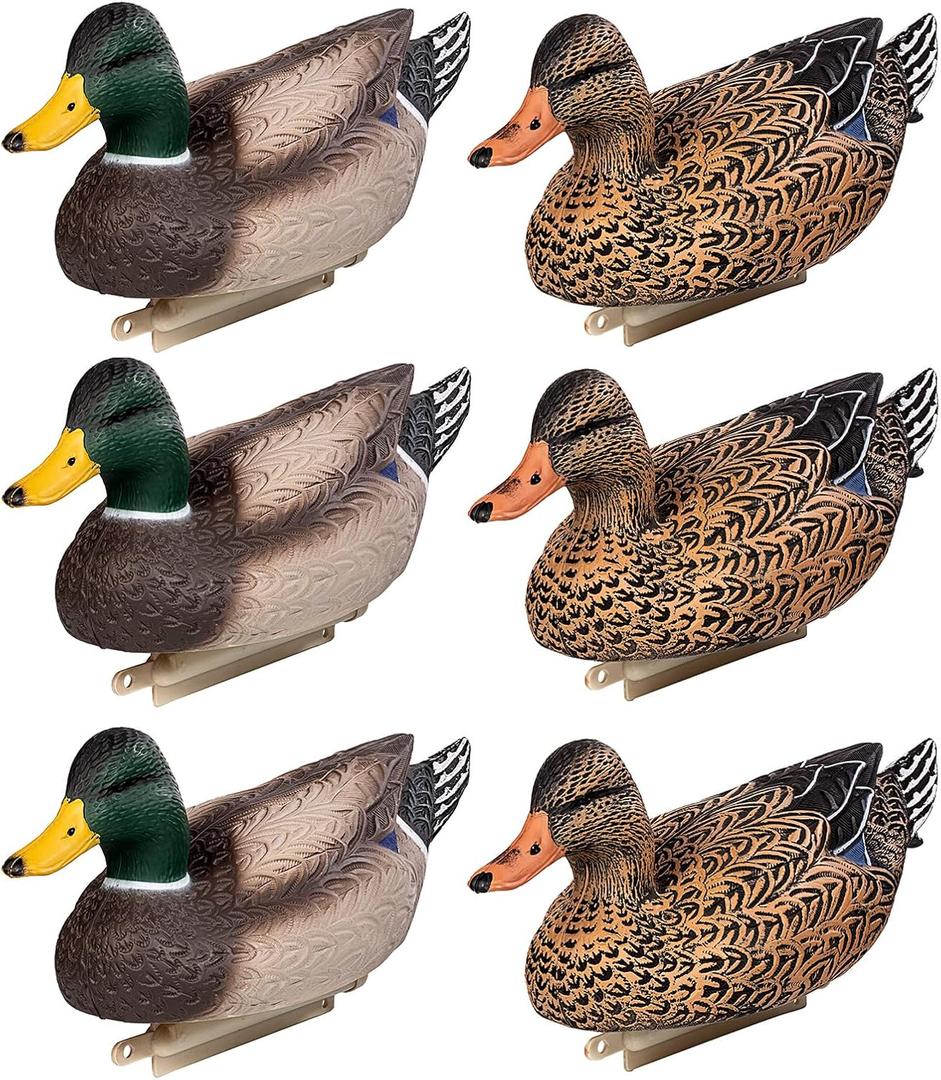 Heerweiyi Mallard Duck Decoys Popular New Material EVA Collapsible Plastic Duck Decoy Mallard Duck Decoys,Easy to Carry and use, More Cost-Effective.