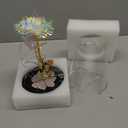 Valentines Day Rose Gifts for Her Birthday Gift for Women Galaxy Glass Rose in Glass Dome Forever Eternal Crystal Roses with Butterfly Valentines Day Gifts for Daughter Mom Wife Girlfriend Colorful