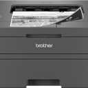 Brother Monochrome Laser Printer with 32 PPM Speed and Automatic 2-Sided Printing for Home Office, Fast Black and White Output, Compact Design with 250-Sheet Capacity (HL-L2400D)