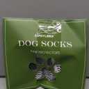 EXPAWLORER 6Pcs Anti Slip Dog Socks to Prevent Licking Paws, Dog Shoes for Hot Pavement, Double Sides Dog Boots & Paw Protectors Booties for Hardwood Floors with Grip  Senior Dogs, M (Grey)