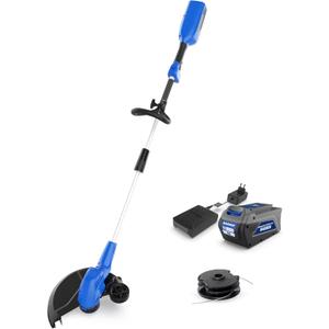 Wild Badger Power Weed Wacker 40V 13'' Cordless 2 in 1 String Trimmer/Edger with Auto Feed, 2.0Ah Battery and Charger, 2 Pack Trimmer Line