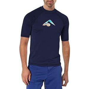 Kanu Surf Mens Mercury Rashguard for Men UPF 50+ Sun Protection Swim Shirts Rash Guard for Men Medium