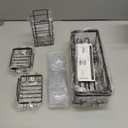 Veken Shower Caddy 6-Pack,Advanced Rustproof Design, No Drilling Adhesive Shelves, Rack with Soap Holder, Large Capacity Bathroom Organizers and Storage, Wall-Mounted Kitchen & Home Decor (6-Piece Set for Master Bathroom(Rustproof Upgrade), Black)