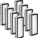 (8 Pack) Q revo Master Replacement HEPA Filters for Roborock Qrevo Master, Qrevo Slim Robot Vacuum, Filters Accessories Kit, Filter Kit, Vacuum Filter, Canister Filters, Upright Filters