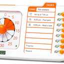 3 in 1 Visual ADHD Timer for Kids with Planning Board, Task Timer, Chore Chart & Visual Schedule Planner, Autism & ADHD Tools with Checklist for Classroom, Homeschool, Home