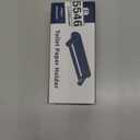 Adhesive Toilet Paper Holder Matte Black Double Post Pivoting Bathroom Toilet Tissue Holder Roll Holder Stick On No Drilling Stainless Steel and Zinc Alloy