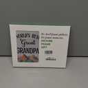 Dad Memorial Gifts Picture Frame, Loss of Father Sympathy Gift, In Memory of Loved Dad Frames Fits 4x6 Photo