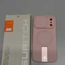 SURITCH for iPhone 17 Pro Case with Camera Control Cover, Camera Cover and Adjustable Kickstand, Compatible with MagSafe, Shockproof Bumper Protective Cases 6.3 Inch, Pink