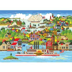 RoseArt - Home Country- The Americana - 1000 Piece Jigsaw Puzzle for Adults