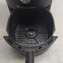 Toastmaster 2.6 Quart Air Fryer - Instant Air Fryer with 2.46 Liter Capacity - Kitchen Appliance for Healthy Cooking - Compact Appliance with Slide-Out Basket - Oil-Free Kitchen Gadget,  TM-262AF, Black