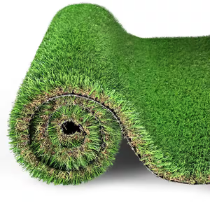 Realistic Artificial Grass Turf, Indoor Outdoor Lawn Landscape Pet Dog Mat Synthetic Thick Fake Grass Rug Carpet for Garden Backyard Balcony,3FT X 1FT