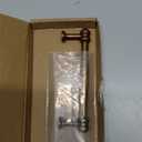 khtumeware 1 Pack 4inch(102mm) Hole Center Antique Brass Cabinet pulls Solid Heavy-Duty Tradition Kitchen Cabinet Handle Cabinet Hardware for Dressing Table Bathroom Pull