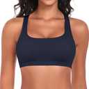 Werkiss Wireless Bralettes Natural Lift Racerback Bras for Women No Underwire Light Support Sports Bra (XL)