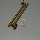 Brushed Gold Towel Bar 24 Inch (Total Length 26-Inch), Thicken Towel Rack for Bathroom Wall, SUS304 Stainless Steel Towel Rod, Modern Home Decor