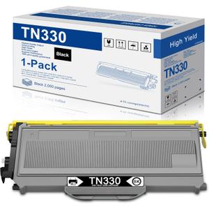 TN330 Toner Cartridge Replacement for Brother TN360 TN-360 TN-330 TN 330 to use with MFC-7340 HL-2140 DCP-7030 MFC-7840W MFC-7345DN HL-2170W (Black, 1-Pack)