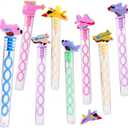 24 Packs Mini Bulk Airplane Bubble Wands for School Beach Pool Theme Summer Party Supplies