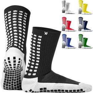 Lux Dual Grip Socks - Soccer Grip Socks for Men and Women. GripArray Performance & Comfort