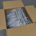 Freezer Organizer Bins, 4 Pack Stackable Chest Freezer Organizer for 5-7 Cu.FT Deep Freezer Sort Frozen Meats and Food, Freezer Storage Baskets with Handles Easy Reach from Bottom, Black