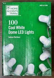 Home Accents Holiday 100 Cool White Dome LED Lights
