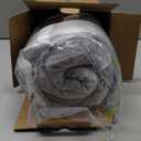 Bedsure GentleSoft Sherpa Fleece Twin Size Blanket for Couch, Non-Heated, Thick and Warm Throw for Women and Men, Soft Fuzzy Plush Twin Blanket for Winter, Light Grey, 60x80 Inches