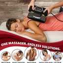 Core Products Jeanie Rub Variable Speed Massager, Deep Tissue Back Massager for Pain Relief, Body Massager for Shoulder Massage, Lumbar, Neck, Lower Back & Cellulite Massage