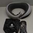 Neck Travel Pillow | Memory Foam Neck Pillow for Comfort on Airplane, Compact Ergonomic Design for Traveling, Car Rides, Home Offices Use, Ideal for Adults Women Men