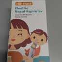 Electric Nasal Aspirator for Baby, Nose Aspirator for Toddlers, Waterproof Baby Nose Sucker, Nose Cleaner with 3 Silicone Tips, Adjustable Suction Level, Music and Light Soothing Function, Green