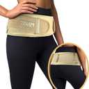 Sacroiliac Hip Belt for Women and Men That Alleviates Sciatic, Pelvic, Lower Back, Leg and Sacral Nerve Pain Caused by Si Joint Dysfunction| Trochanter Brace (Regular, Nude)
