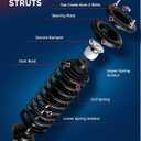 KAX 2PCS Rear Complete Strut & Coil Spring Assembly for 2004-2007 Highlander,2004-2006 RX330,2007 RX350 172215 172216
