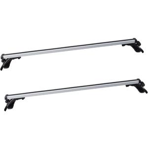labwork Luggage Cargo Rack with 3 Kinds Clamp Universal 48 inch Car Top Roof Cross Bar