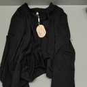 Zeagoo Women's Lightweight Summer Cardigan Cropped Long Sleeve Shrug Thin Open Front Sheer Bolero for Dresses (Medium, Black)