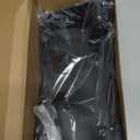 Front License Plate Mount Bracket Replacement Compatible with Chevrolet Corvette C8 2020-2026, ABS Front Bumper License Plate Frames Holder, License Plate Trim Base Replacement Kit (Black)