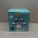 Kids Drum Set for Toddlers 1-3 Musical Jazz Drum with Stool Toys for 2-5 4-6 5-7 Boys Girls Birthday, Blue