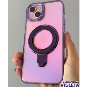 Case Cover Compatible for iPhone 15 | Shock Proof Case Cover | Wireless Charging | Light Weight case| Violet