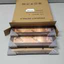 9 x 13 Picture Frame Set of 3, 13 x 9 walnut Wooden Frame Wall Gallery Poster Photo frame with Shatter Resistant Plexiglass,Horizontal and Vertical Formats for Wall Hanging, best gift