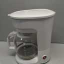 BLACK+DECKER CM1160W-1 CM1160W 12-Cup Programmable Coffeemaker, White/Stainless Steel