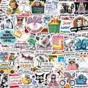 300 Pcs Funny Stickers for Adults, Water Bottle Vinyl Meme Laptop Waterproof Cute Sticker Pack, Scrapbook Planner Journal Stickers Supplies Gifts for Men Women Hard Hat Bumper