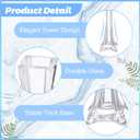 Roshtia 6 Pcs Eiffel Tower Vase Bulk 16 Inch Flute Vases Tall Glass Long Skinny Base Glass for Wedding Centerpiece Flowers Home Table Decorations Formal Dinners (Clear)