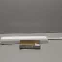 Allbright White Zebra Window Blinds 21" W  64" H for Home Office, Dual Layer Roller Shade Room Darkening Shade Roll Up and Pull Down Blinds, Light Filtering Window Shades, Easy to Install