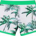 BAOHULU Girls Rash Guard Swimsuit 2 Pieces Long Sleeve Bathing Suit UPF 50+ Quick Dry Beach Swimwear Size 3-14 Years (Green)