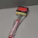 GRILLART Grill Brush Bristle Free. SteamWizards BBQ Replaceable Cleaning Head, Unique Seamless-Fit Scraper Tool for Cast Iron/Stainless-Steel Grates, Safe Barbecue Grill Cleaner-Red