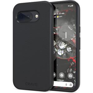 Crave for Google Pixel 9a Case, Shockproof Protection Dual Layer Case for Google Pixel 9a (6.3 inch) - Black