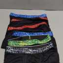 Hanes Boys' Big Performance Tween Boxer Brief Pack, X-Temp Mesh Stretch Underwear, Black, 6-Pack M