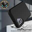 for Samsung Galaxy A16 5G Case with 2 Pack Screen Protector, Belt Clip Holster Kickstand Rugged Full-Body Heavy Duty Protection Military Grade Shockproof Cell Phone Cover (Black)